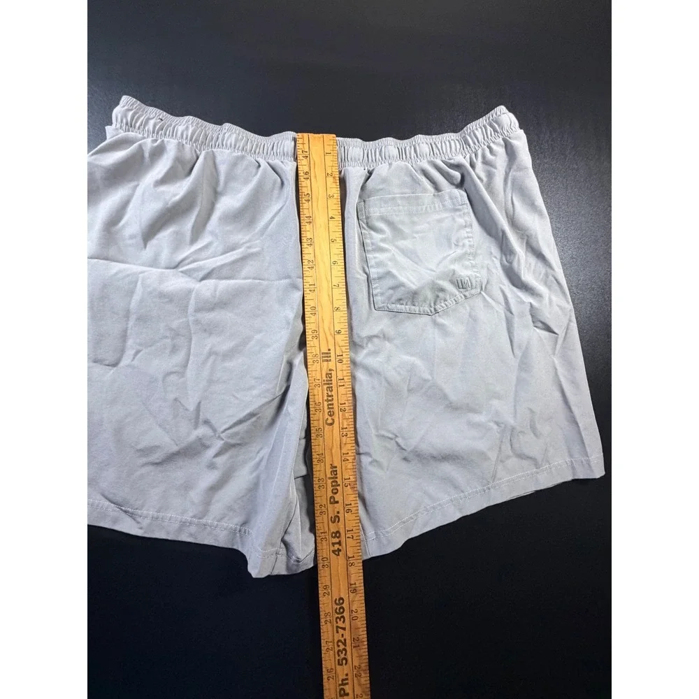 VRST Shorts Mens XL Light Grey Athletic Lined Performance Gym Workout 7.5